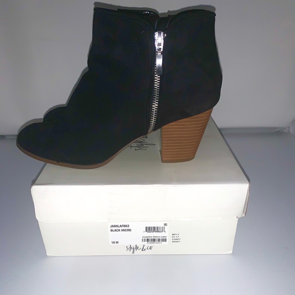 Style & Co Heeled Boots